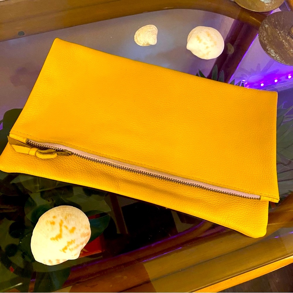 K. Slade Made Genuine Leather Folding Clutch